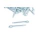 Hammerlock Cotter Pin, Steel, Zinc Finish, 0.203" Head Diameter, 3/16 x 1-1/2"