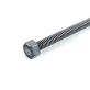 Gauge Tire Press Threaded Rod with Nut