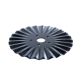 16" x 4.55mm 25 Wave Planter Coulter Blade 72600