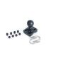 Ram 1.5" C Ball Double U-Bolt Ball Base for 0.75" to 1" Rails RAM-235-2U