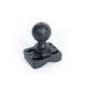 Ram 1.5" C Ball Double U-Bolt Ball Base for 0.75" to 1" Rails RAM-235-2U