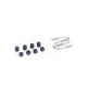 Ram 1.5" C Ball Double U-Bolt Ball Base for 0.75" to 1" Rails RAM-235-2U