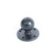 Ram 1.5" C Ball Adapter with Round Plate and Threaded Hole RAM-202CNSU