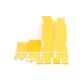 20' Yellow Poly Wear Shoe Skid Kit fits John Deere