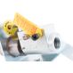 1-1/4" NH3 Full Port Swing Valve Breakaway Coupler A-SWV-125