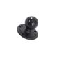 Ram 1.5" C Ball 4 Hole AMPS Adapter with Round Plate RAM-202CU