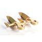 7229 Gold Platform Sickle Knife Guard
