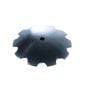 20" x 4.5mm Plain Cone Notched Disc Tillage Blade 1-1/8" Square x 1-1/4" Square 