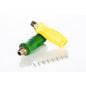 Command Hydra Grip Hydraulic Hose Connection Handle Green/Yellow 