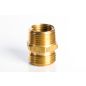 Brass 3/4" Garden Hose to 3/4" Pipe Thread Adapter Fitting 