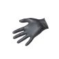 Kinco Black Nitrile Disposable Safety Gloves Large 