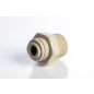 Push Connect Male Connector 1/4" Tube OD to 3/8" NPTM Thread 