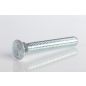 Plow Bolt, Grade 5, Flat Head, Zinc Finish Steel, 7/16-14 x 3"