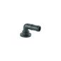 Norwesco 63117 3" Full Port Flange X 2" Hose Barb 90 Degree