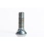 Plow Bolt, Grade 5, Flat #3 Head, Zinc Finish Steel, 7/16-14 x 1-1/2"