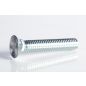 Plow Bolt, Grade 5, Flat Head, Zinc Finish Steel, 7/16-14 x 2-1/2"