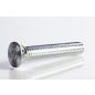 Plow Bolt, Grade 8, Flat Head, Zinc Finish Alloy Steel, 1/2-13 x 3"
