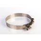 Valley 4-1/2'' Stainless Steel T-Bolt Hose Clamp