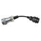 37AMP Dickey John Receptical to 35-Pin Deutsch Plug