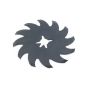 Yetter 2967-602 13" Shark Tooth Residue Manager Finger Wheel
