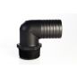 Sprayer 2'' MPT x 2'' HB Threaded Hose Barb Elbow