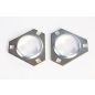 52MMT 3 Bolt Triangular Stamped Steel Bearing Flange 52MSTR