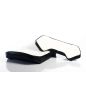 7046 7047 K&M Black and White Vinyl Tractor Seat fits Allis Chalmers