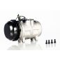 OE Denso A/C Compressor 6E171 - 146mm, Single Groove Clutch, 12V