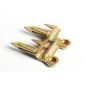 7228 Gold Platform Sickle Knife Guard