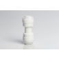 Push Connect Union Connector 1/4" Tube OD to 1/4" Tube OD 