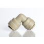 Push Connect Union Elbow 1/4" Tube OD to 1/4" Tube OD 