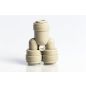 Push Connect Two Way Divider 1/4" Tube OD