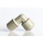 Push Connect Male Elbow 1/4" Tube OD to 1/4" NPTM Thread 