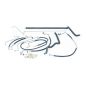 R134A 10 Piece A/C Hose and Steel Line Kit fits John Deere 