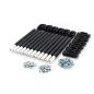 AMW82130 Combine Platform Cross Auger Poly 12 Pack Finger fits Case-IH 
