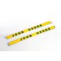 AR28048 Tractor Hood Side Molding Pair with Raised Letters fits John Deere 