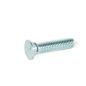 Plow Bolt, Grade 5, Flat Head, Zinc Finish Steel, 7/16-14 x 2" 