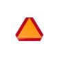 Slow Moving Vehicle Sign with Metal Backing SMV