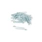 Hammerlock Cotter Pin, Steel, Zinc Finish, 0.203" Head Diameter, 3/16 x 2"
