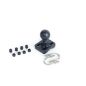 Ram 1.5" C Ball Double U-Bolt Ball Base for 0.75" to 1" Rails RAM-235-2U 