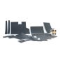 4022 K&M Tractor Cab Foam Kit fits Case-IH 