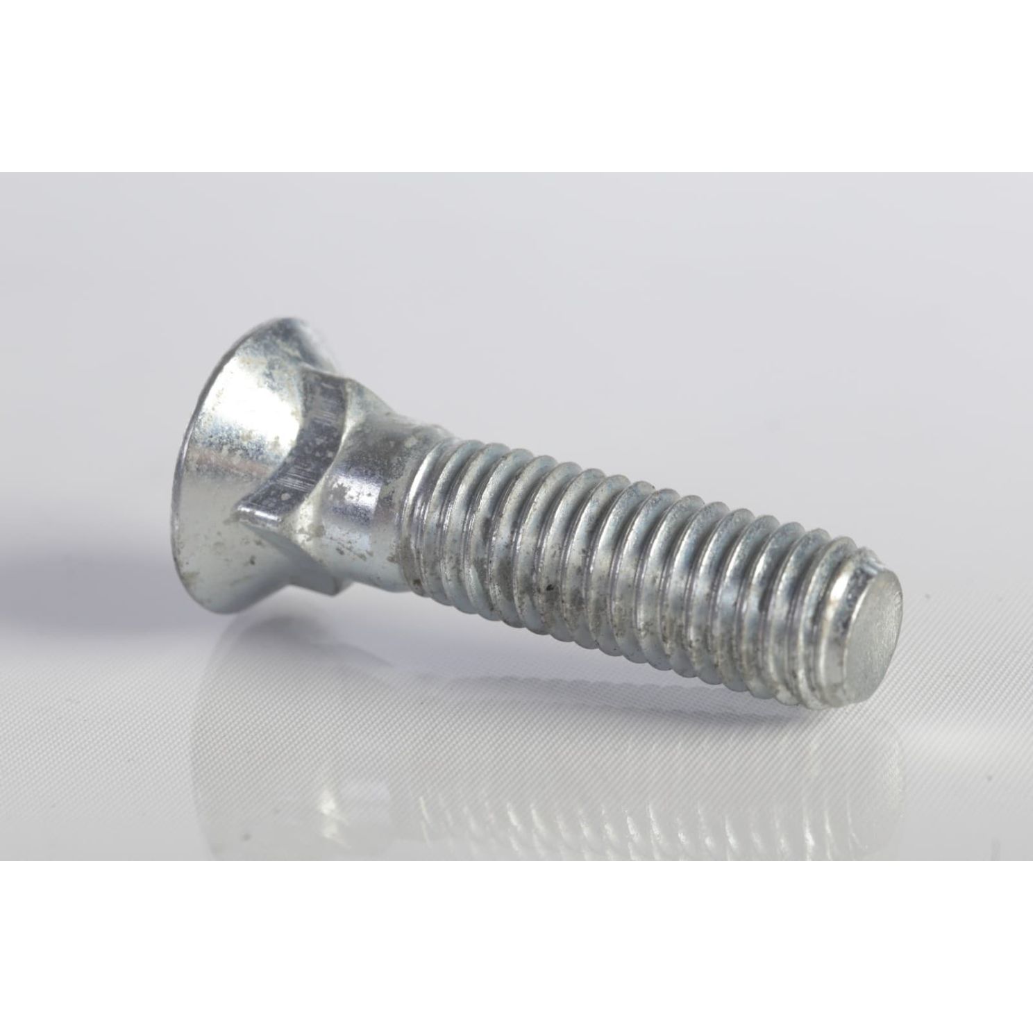 Plow Bolt, Grade 8, Flat Head, Zinc Finish Alloy Steel, 1/2-13 x 2"