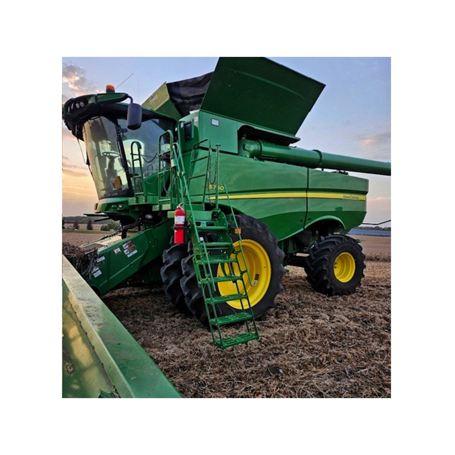 S Series Combine Folding Ladder Step Kit fits John Deere
