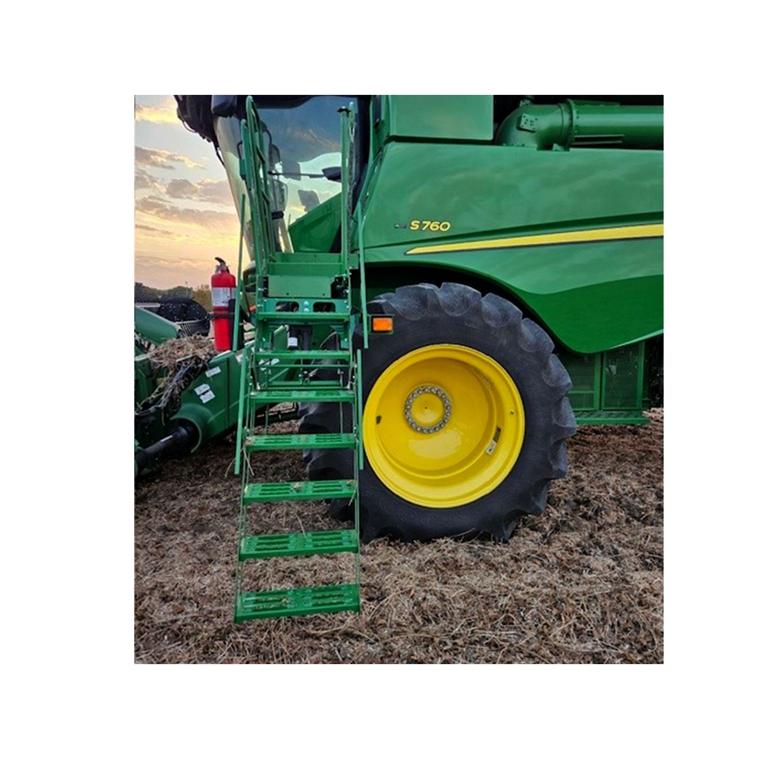 S Series Combine Folding Ladder Step Kit fits John Deere