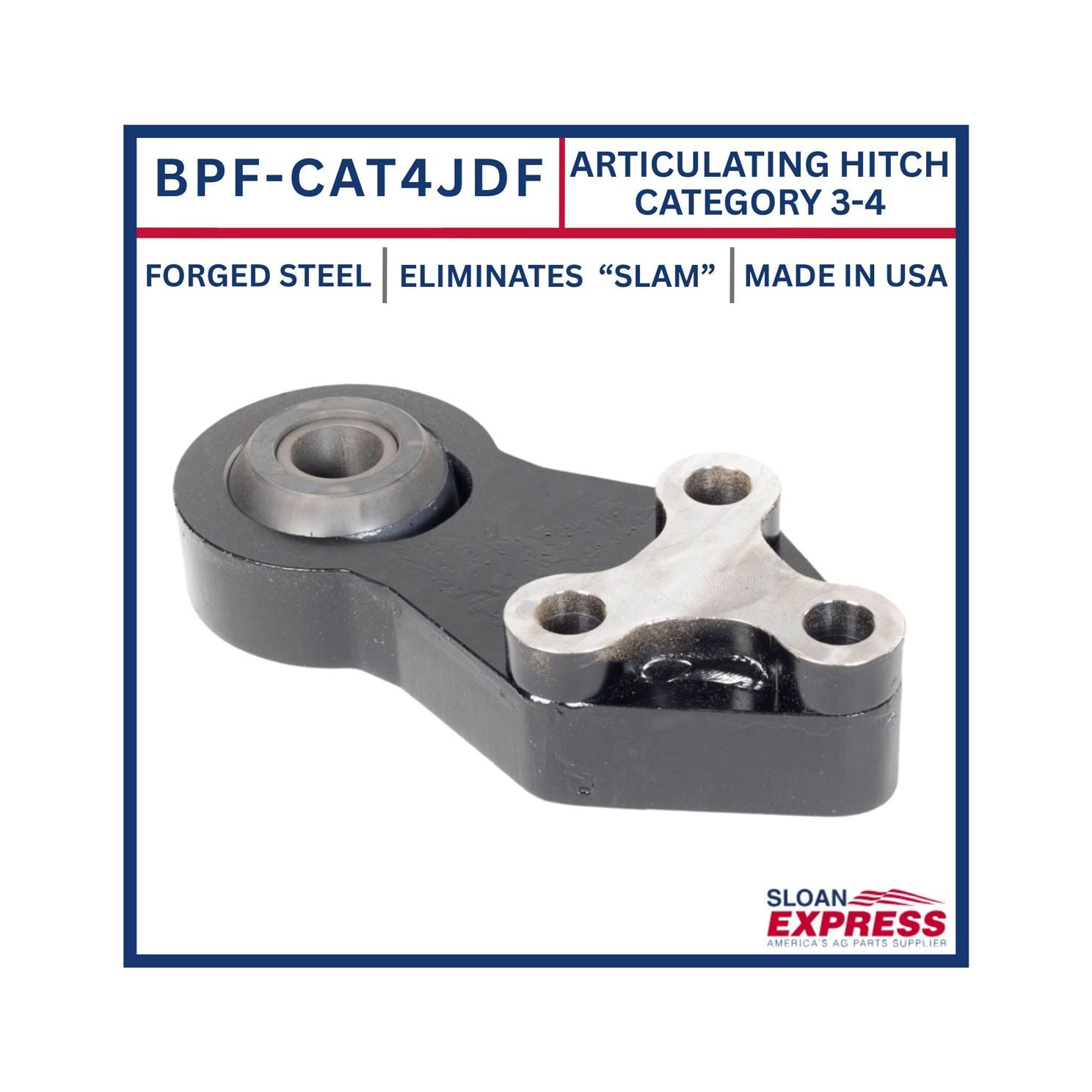 Bull Pull BPF-CAT4JDF Articulating Implement Hitch Category 3-4