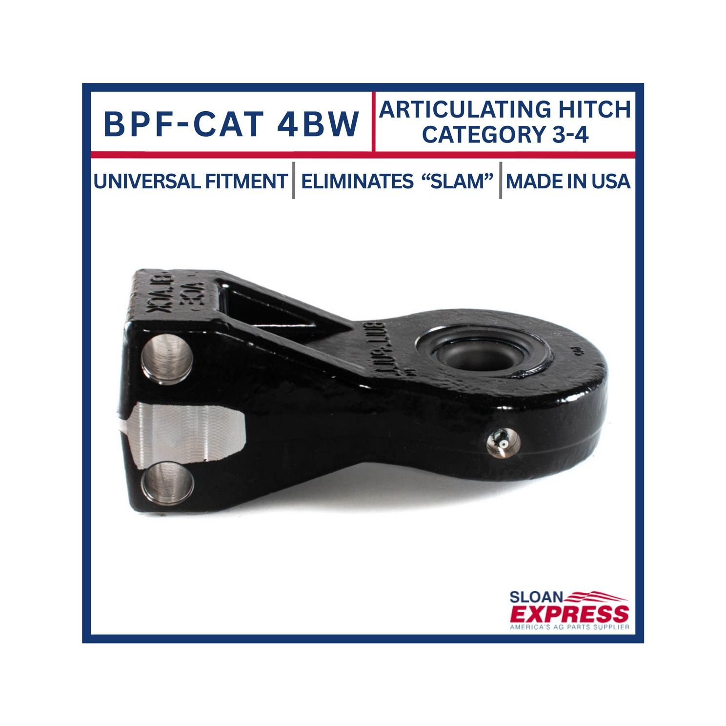 Bull Pull BPF-CAT 4BW Articulating Implement Hitch Category 3-4