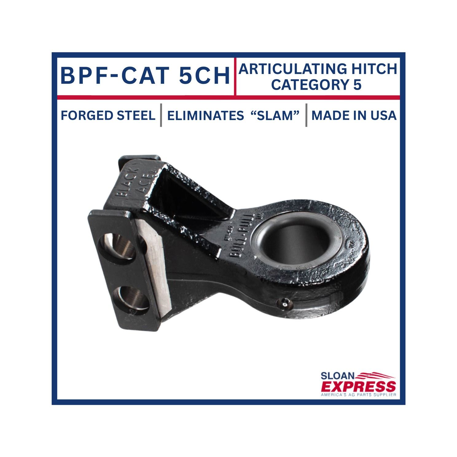 Bull Pull BPF-CAT 5CH Articulating Implement Hitch Category 5