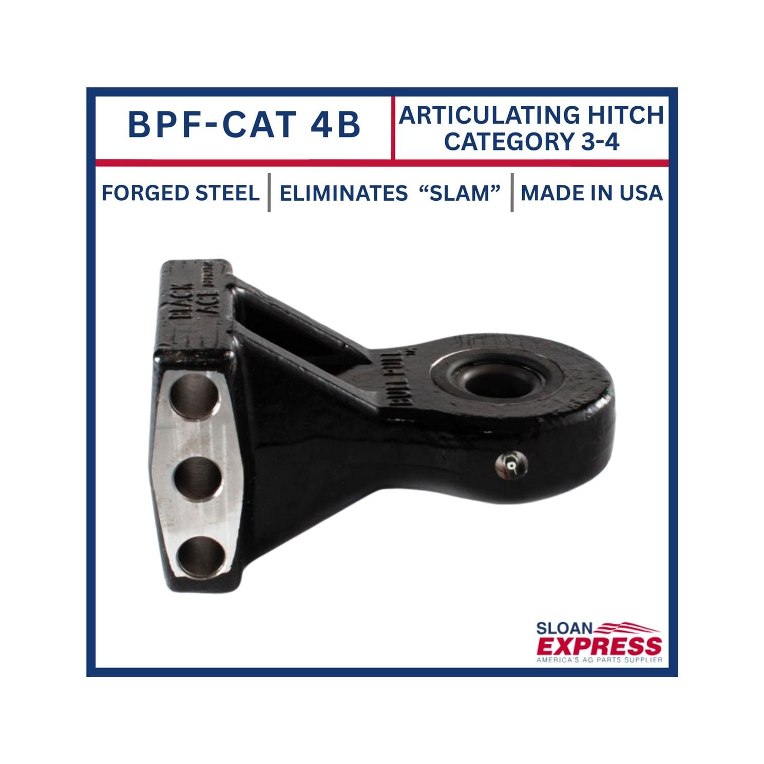 Bull Pull BPF-CAT 4B Articulating Implement Hitch Category 3-4