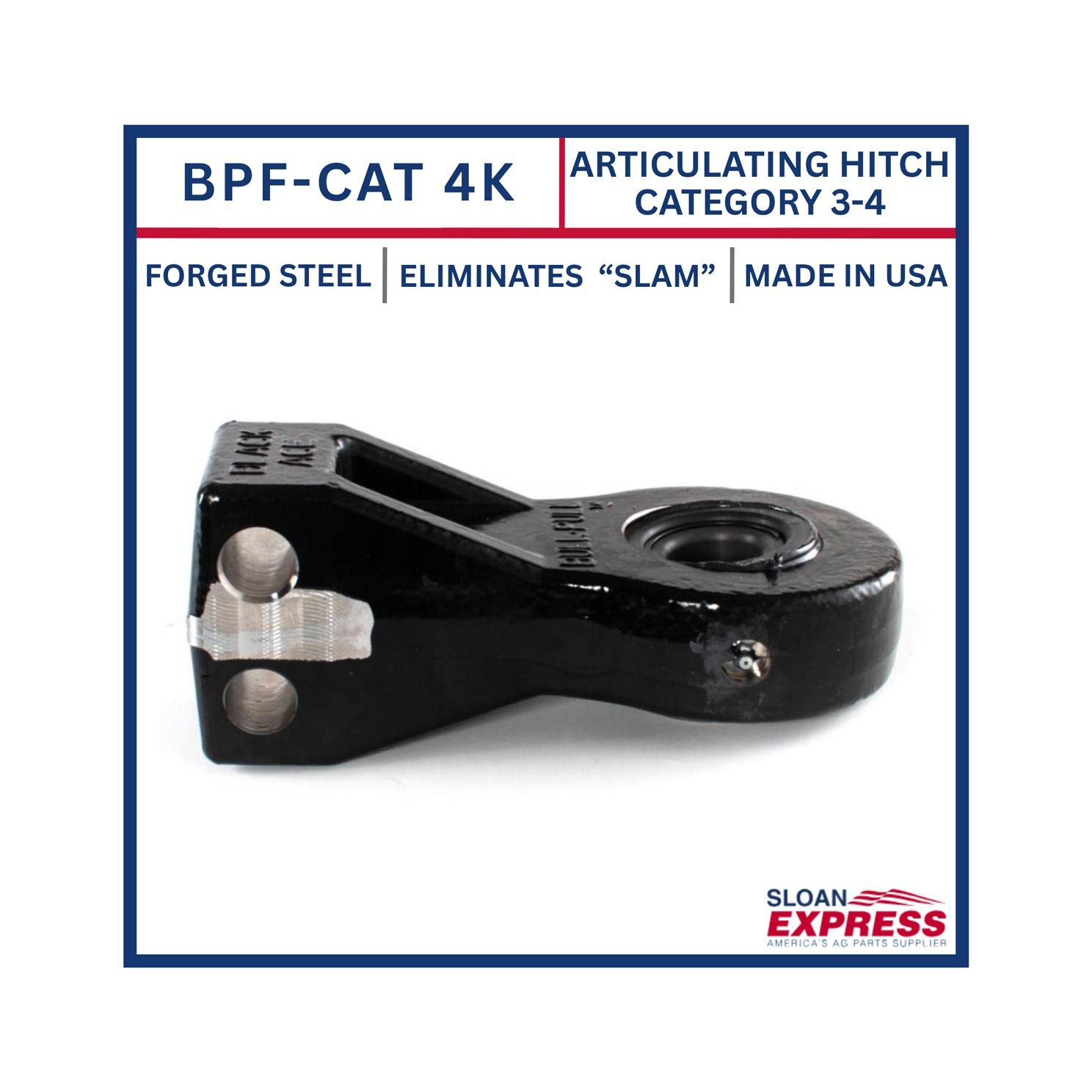 Bull Pull BPF-CAT 4K Articulating Implement Hitch Category 3-4
