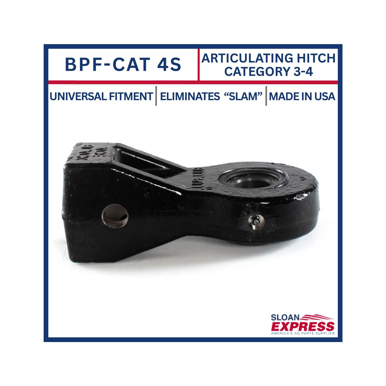 Bull Pull BPF-CAT 4S Articulating Implement Hitch Category 3-4